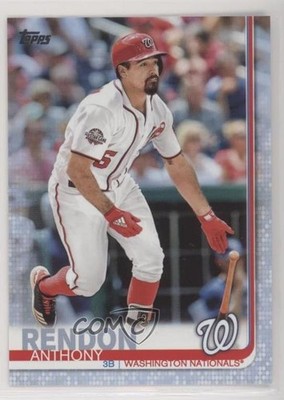 2019 Topps Father's Day Blue 33/50 Anthony Rendon #242 e0q