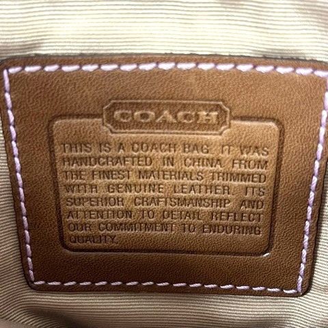 COACH shoulder bag pouch patchwork multicolor all… - image 3