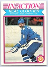 1982-83 O-Pee-Chee Real Cloutier Quebec Nordiques #280