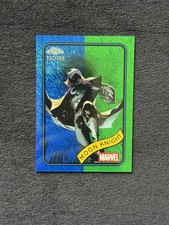 2025 Topps Chrome Marvel Moon Knight Blue & Green Shimmer Refractor #98 102/199