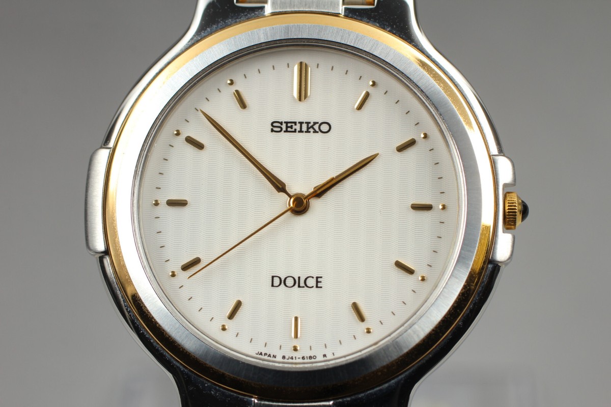 時計 SEIKO DOLCE 8J41-OAJ1 Seiko Dolce 8J41-0AJ1 Quartz Silver Dial Mens Watch