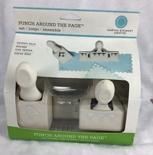 Martha Stewart Punch Around The Page Set Eyelet Lace New ESY250521/TWD