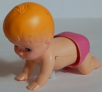 wind up crawling baby