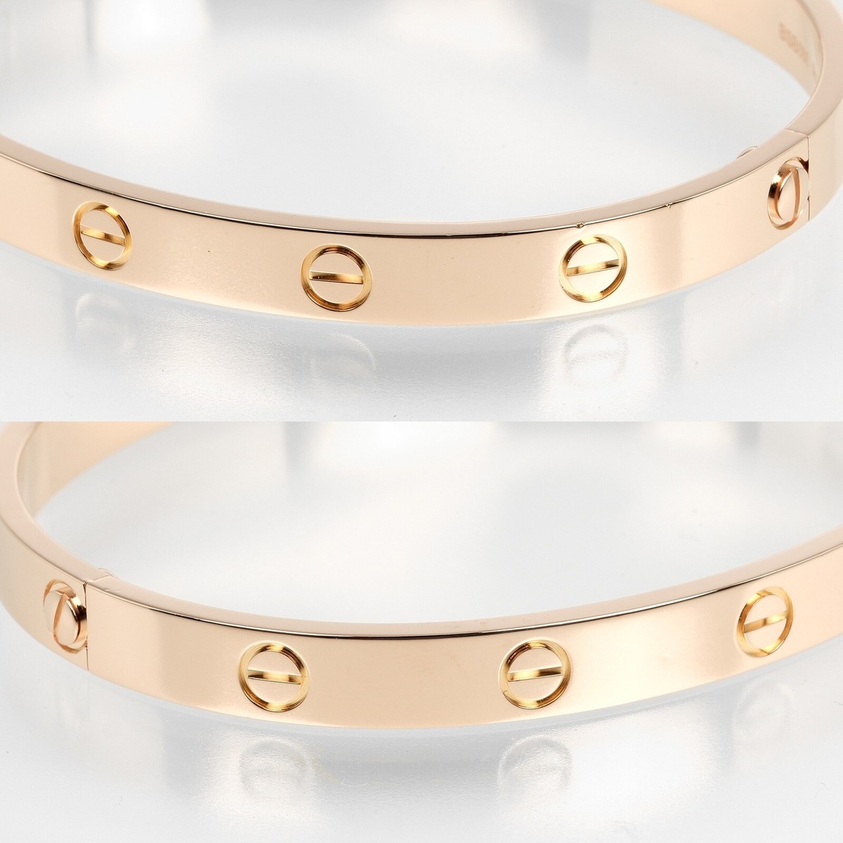 Cartier LOVE Bracelet YG ♯18 CARTIER LOVE Bangle Bracelet - Size 18 - 18k Yellow Gold