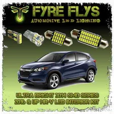 White LED interior lights package kit for 2016 & Up HR-V 10 pcs 3014 series SMD