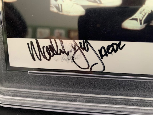 AC/DC HAND SIGNED 8x10 COLOR PHOTO RARE SIGNED BY WHOLE BAND+PSA ...