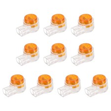 UY Wire to Wire Connector K1 Corrosion-Resistant Moistureproof Yellow 50Pcs
