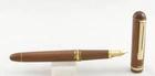 Pilot Woody Wood-Like & Gold Fountain Pen - Fine Nib - 1970's - New-Old-Stock