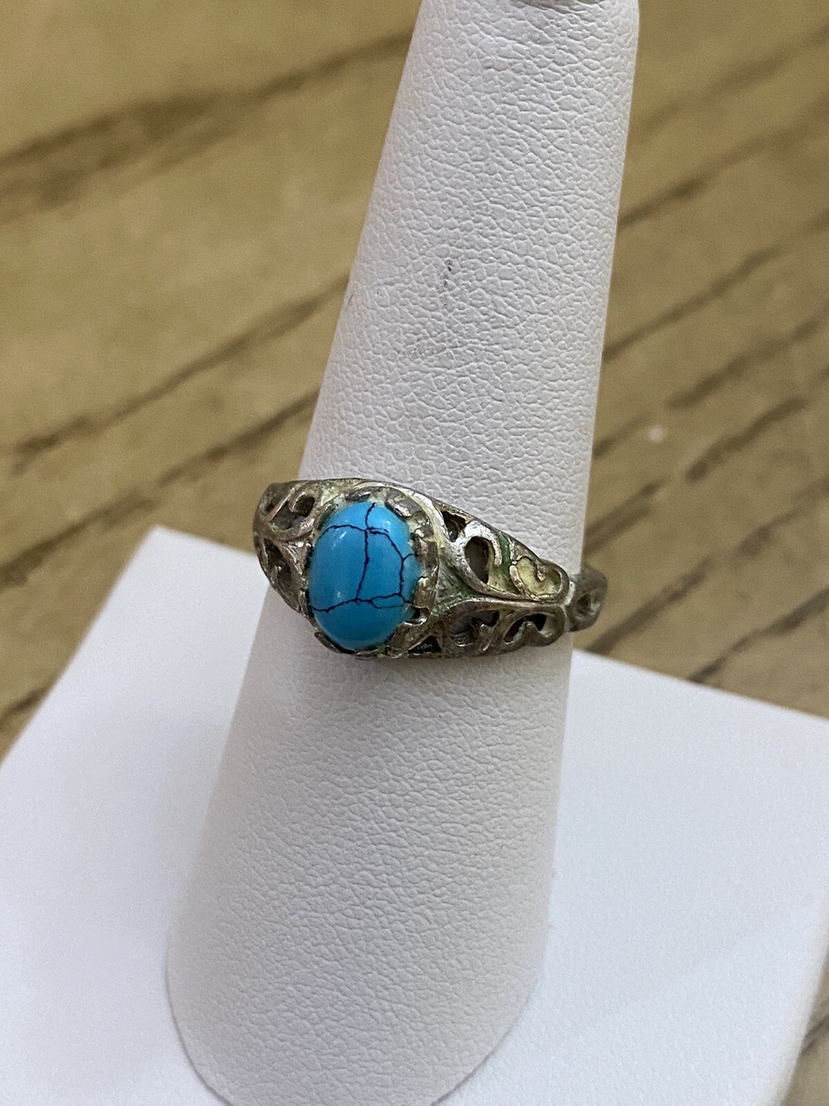 Sterling Silver Seta Designer Signed Turquoise So… - image 3