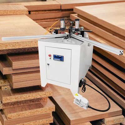 Woodwork45 °Corner Cutting&Drilling Machine w/8mm Drill 220V Drill Depth 5-40mm