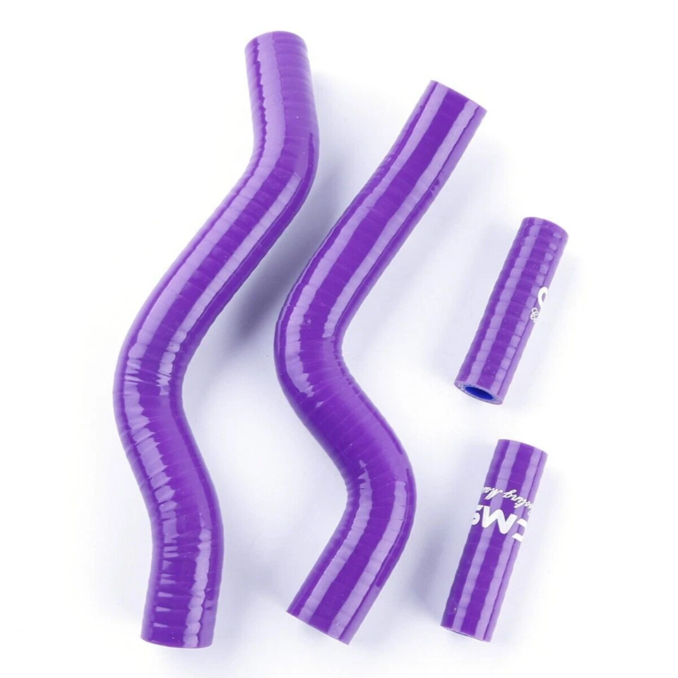 Purple For 2001-2008 2007 2006 Suzuki RM250 2-Stroke Silicone Radiator Hose Kit - Image 3 of 4