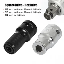 Ratchet Socket Converter Convertor Reducer Adapter 1/2" 3/8" To 1/4" 8mm 10mm