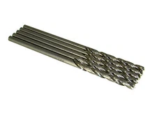 5 ea. Semco .246" (D) Drill Bit 6" Length  Double Margin 135 Degree Split Point