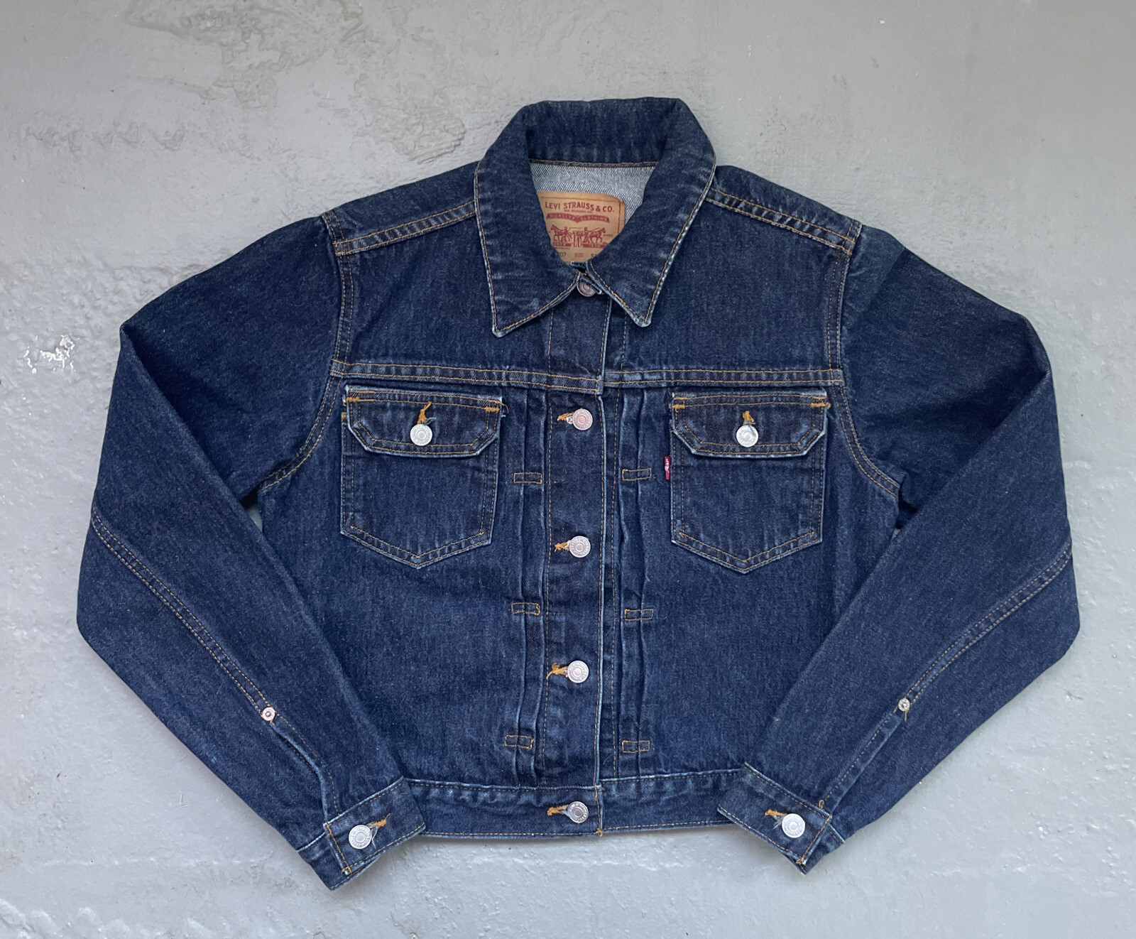 00s Y2K obelisk denim jacket Levi's 2nd 素敵な wulift.com