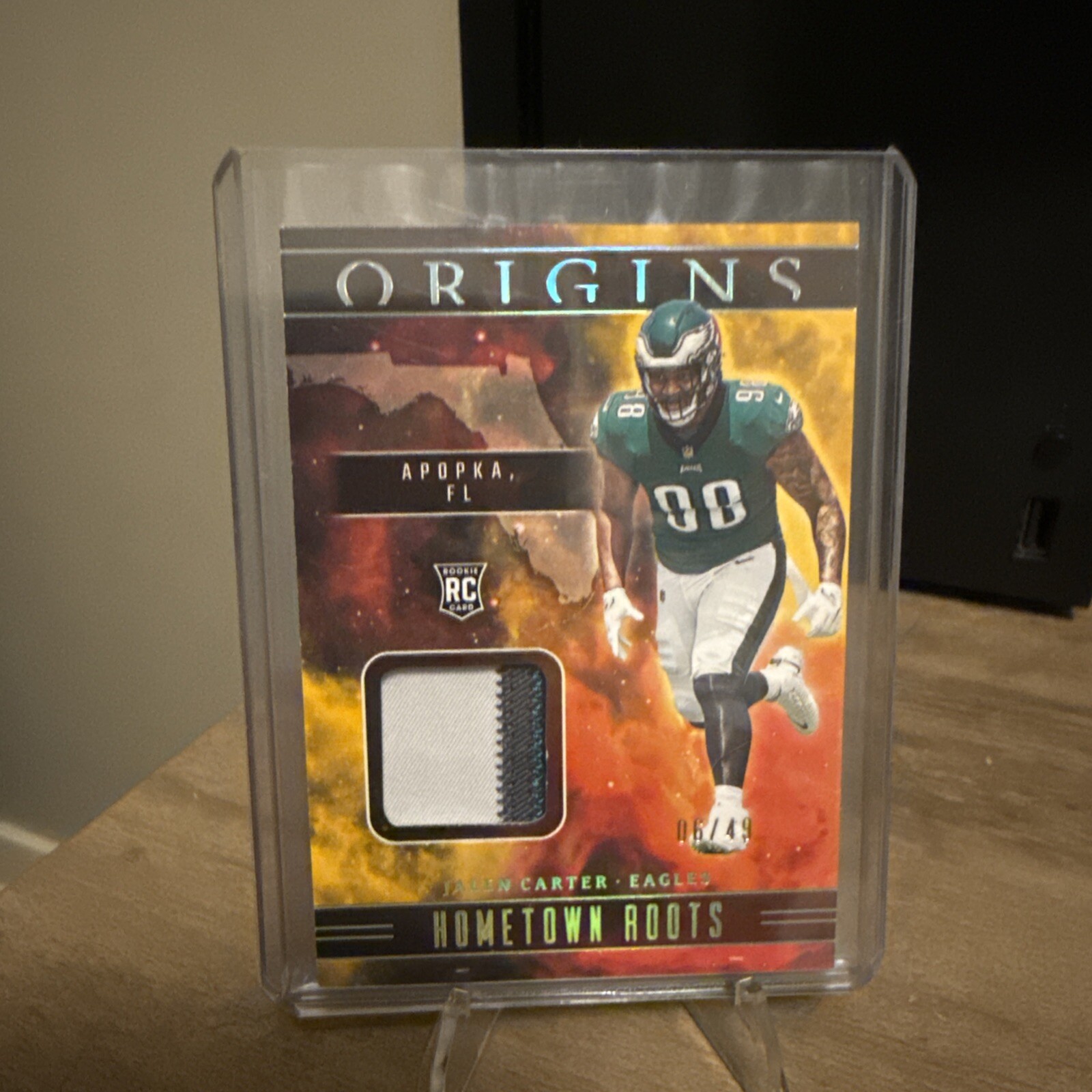 Jalen Carter Panini Origins Hometown Roots Relics #HRJC Base