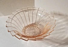Vintage Pink Depression Glass Jeannette Sierra/Pinwheel 5.5" Fruit Bowl