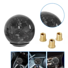 Real Racing Carbon Fiber Ball Manual MT Forged Gear Shift Shifter Knob Universal