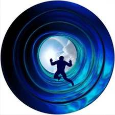 Slipmat Scratch Pad Felt for 12" Turntable LP DJ Vinyl Record Player TIME PORTAL