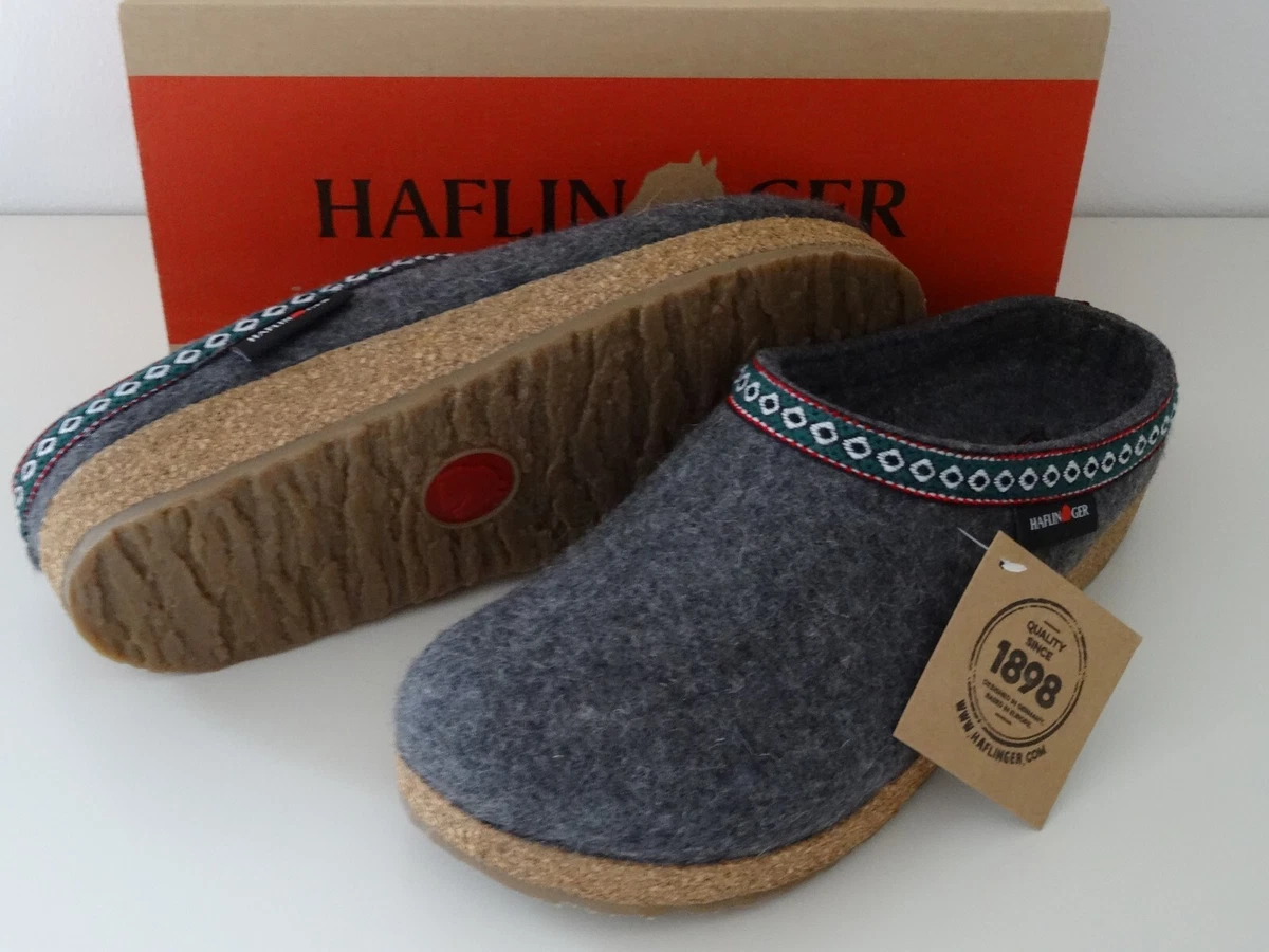 Haflinger Grizzly Buffalo Clogs Mules Slippers Wool Slip On Shoes 37 Us 8 Women Amazon.com | HAFLINGER Grizzly Margherita Felt Clog Wool  main image 4