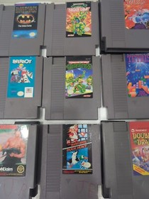Nintendo NES-001 Japan Control Deck & 9 Games Rambo Super Mario Ships Free RK2