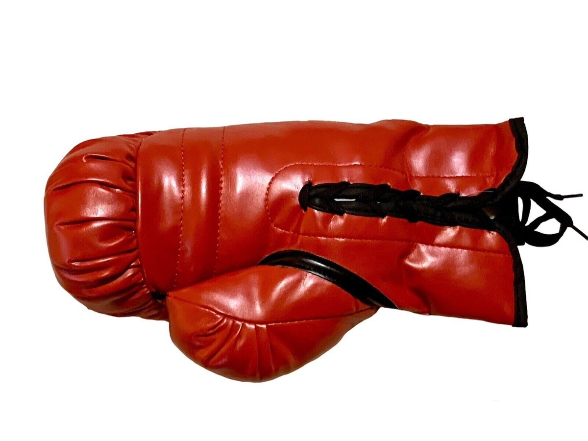 Mike Tyson Autographed Red Everlast Boxing Glove Fanatics