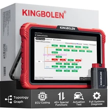 2025 KINGBOLEN K10 Pro V+Elite Bidirectional Car Diagnostic Scanner ECU Coding