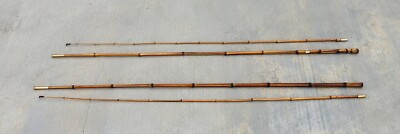 Lot Of 2 Vintage Lew's Fishing Pole 10ft 2 Piece Bamboo Rod Japan | eBay