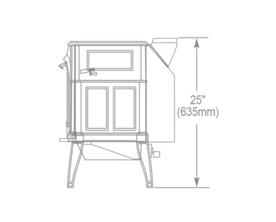 Vermont Castings Encore Wood Stove, Classic Black - 2040-CAT-C | eBay
