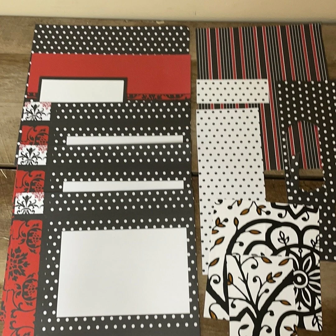 Black And White Scrapbook Paper Designs