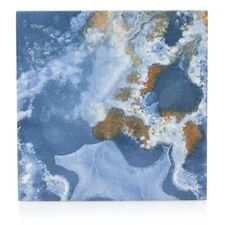 Industry Tile 6x6 Swimming Pool Cross Blue Porcelain Tile (10.76 Sq. ft./Box)