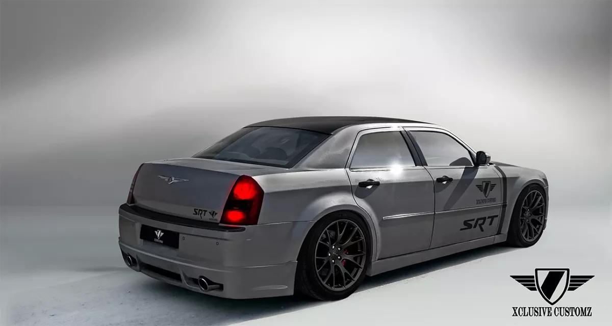 New Look Chrysler 300c Rear Bumper Modification