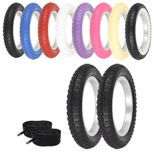 ENIX BICYCLE WIRE BEAD 12" 1/2" x 2 1/4" TIRE SETS COMP III BMX TREAD 4 PC