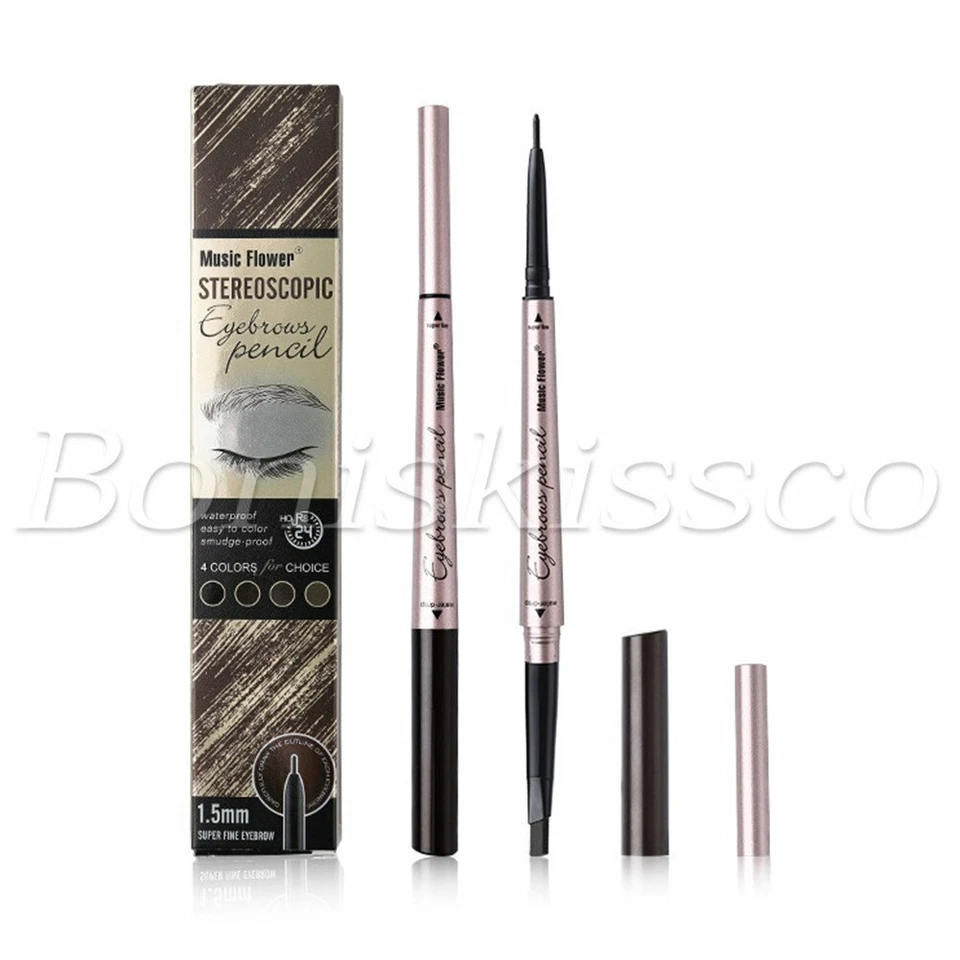 Dual Ended Tattoo Eyebrow Pencil Long Lasting Waterproof Sweatproof Eyebrow Pen - Image 4 of 4