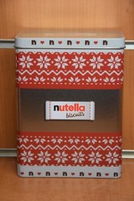 Collezione "Biscuits Nutella" Scatola/Contenitore in Latta Gadget Originale