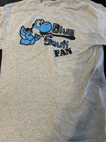 Blue Scuti Rare Out Of Print KC Exclusive Medium Fan Shirt NES Tetris Yoshi CTWC