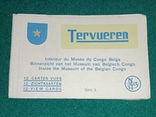CPA BEL - Tervueren - Intérieur du Musée du Congo Belge - 12 Cartes Vues Complet