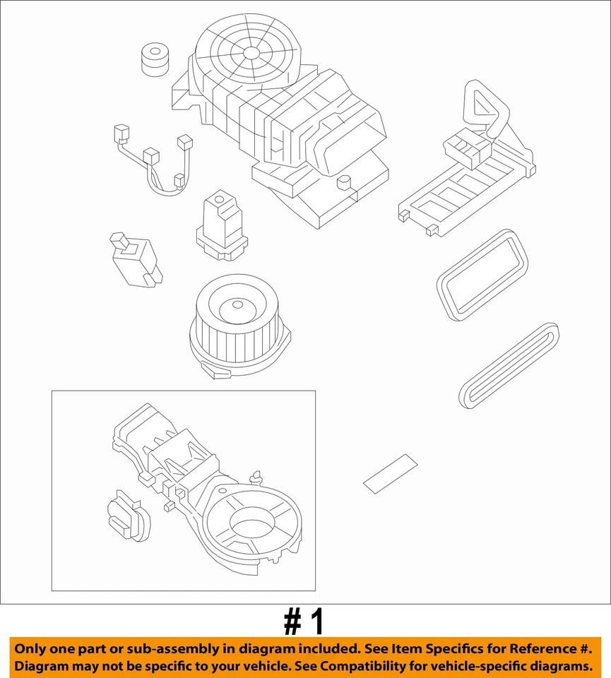 Б/у центральный двигатель вентилятора ОВК подходит: центральная консоль Nissan Pathfinder 2015 года выпуска - Изображение 4 из 4