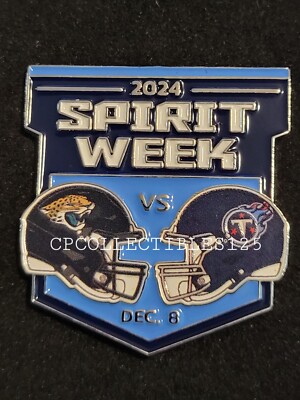 Tennessee Titans VS Jacksonville Jaguars Game day Pin 12/8/2024 Nissan Stadium