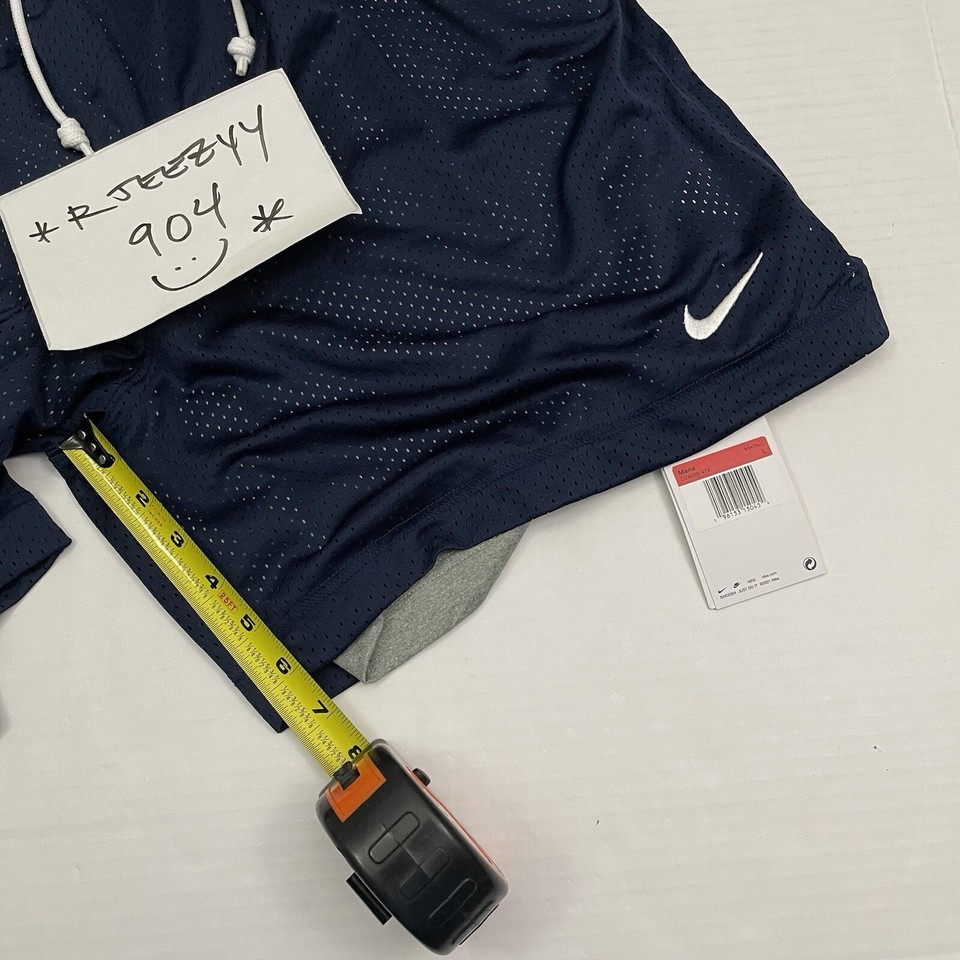 Mens Size L Nike Reversible Mesh Blue 7" Basketball Shorts DZ4688419