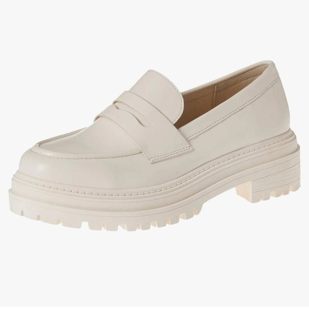 SAOLA Mocassino The Drop donna Ryan Lug suola in crema platform moc donna taglia 8 5