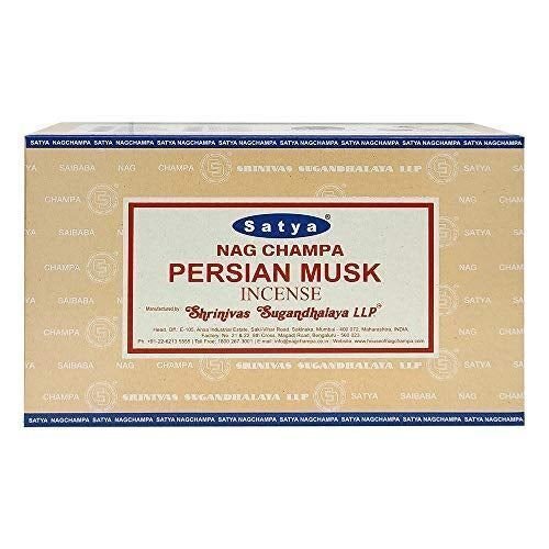 Satya Nag Champa persischer Moschus Räucherstäbchen 12er Packungen 15gms - Bild 4 von 4