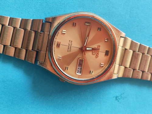 Vintage SEIKO 5 7019-8180 21 jewels Men's Automatic Watch _3656