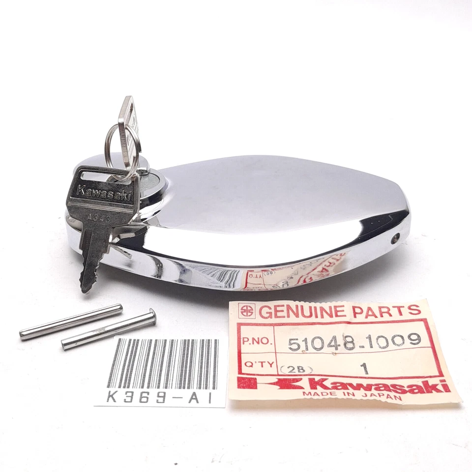Tapa del tanque de gasolina Kawasaki GTO KH250 KH400 KH500 KZ650 KZ750 KZ900 51048-1009 NUEVO #6 Foto 2 de 4