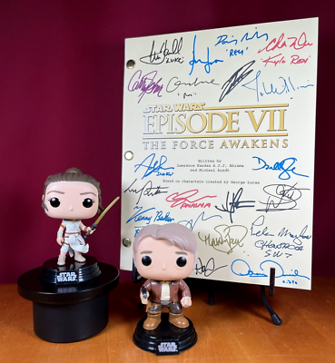 #ad Star Wars: The Force Awakens Script Replica Signed Autograph Reprints $24.99