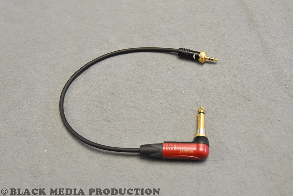 Adapterkabel Mini-Klinke - 6,35mm Winkel-Klinke SilentPlug | 1m für ew-Serie