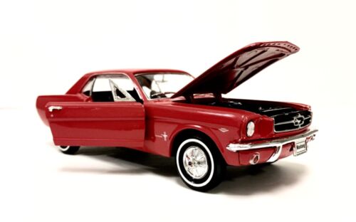NEUF WELLY ÉCHELLE 1:24 1964-1/2 FORD MUSTANG COMME NEUF - Photo 1/9