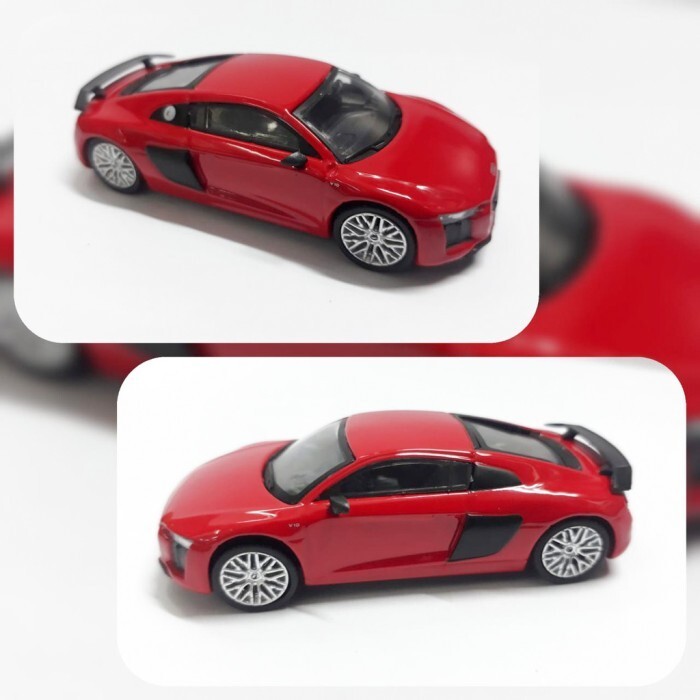 AUDI R8 V10 PLUS DYNAMITE RED Car Model Diecast super rare