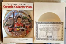 Hunter Brickyard 400 2001 Race Winner Jeff Gordon Collector Plate