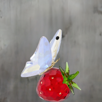 Swarovski Crystal 5666846 Idyllia Butterfly and Strawberry