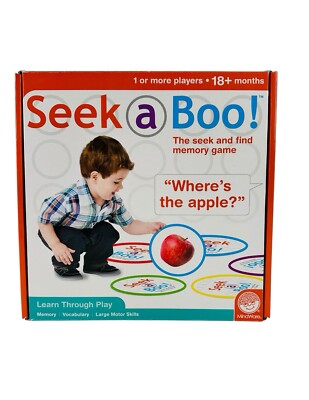 Mindware Seek A Boo Game Seek And Find Memory Game 18+ Mo. Complete Set